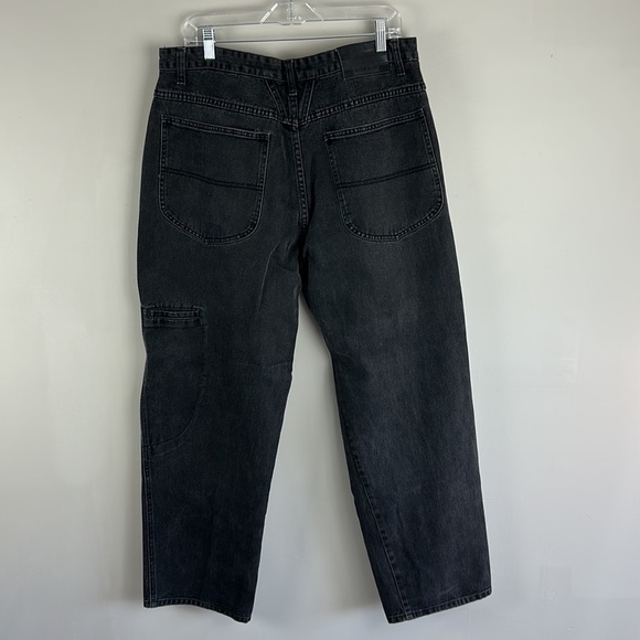 Vintage 90’s Marithe Francois Girbaud Mens Denim Jeans Black 36 M 100% Cotton - Picture 2 of 15
